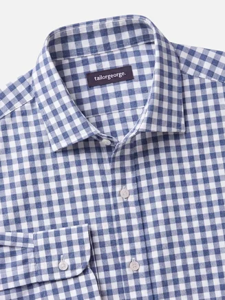 Ruiten blauw Flanel overhemd